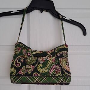 Stylish Green Paisley Women's Bag